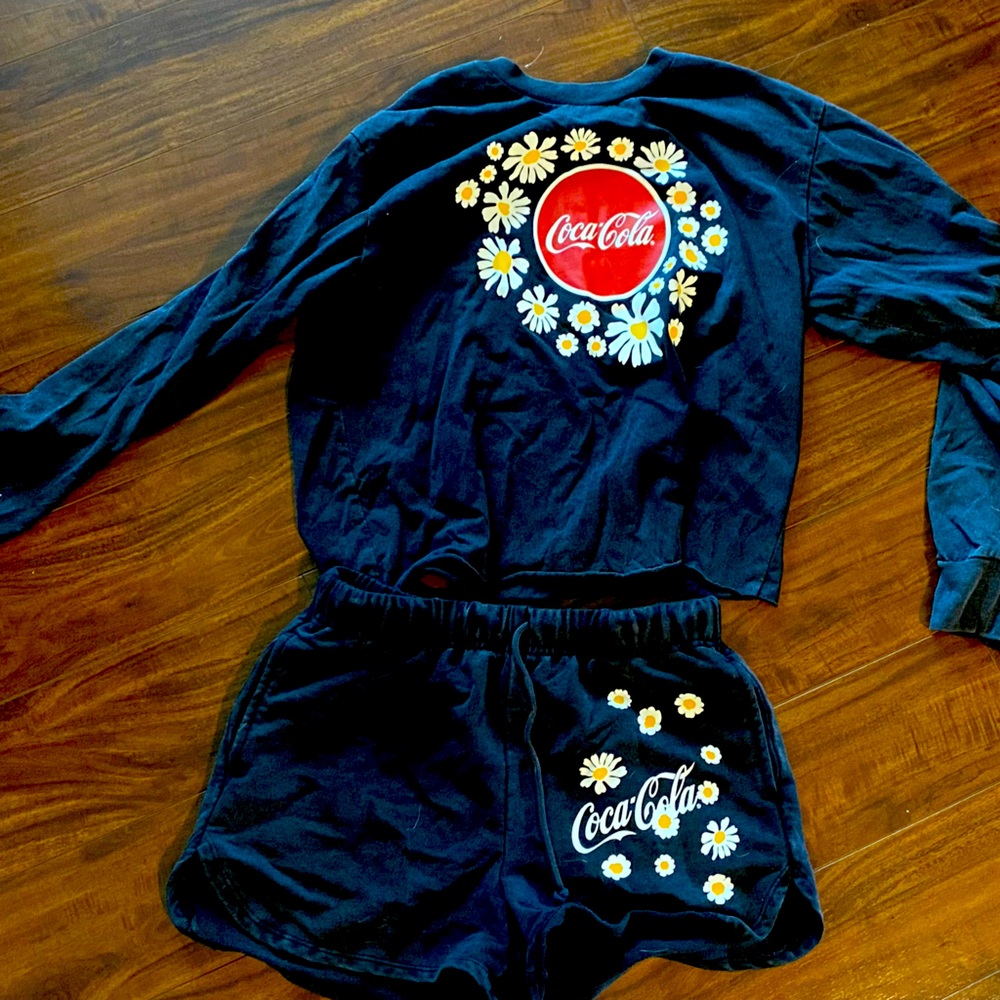 SOLD coca cola womens lounge set